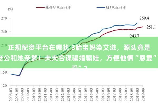 正规配资平台在哪找 3胎宝妈染艾滋，源头竟是老公和她亲爹！夫夫合谋骗婚骗娃，方便他俩“恩爱”？