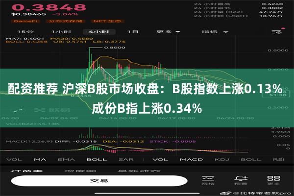 配资推荐 沪深B股市场收盘：B股指数上涨0.13% 成份B指上涨0.34%