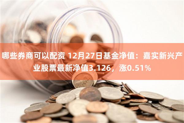 哪些券商可以配资 12月27日基金净值：嘉实新兴产业股票最新净值3.126，涨0.51%